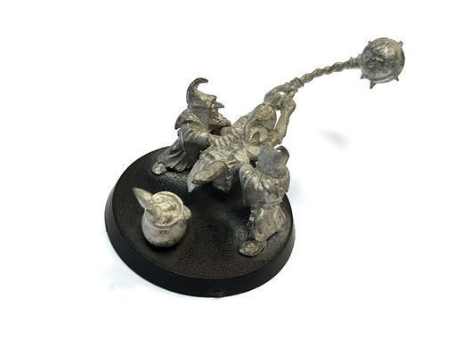 Night Goblins with Fanatic, мініатюри Warhammer, зібрані металеві (Games Workshop)