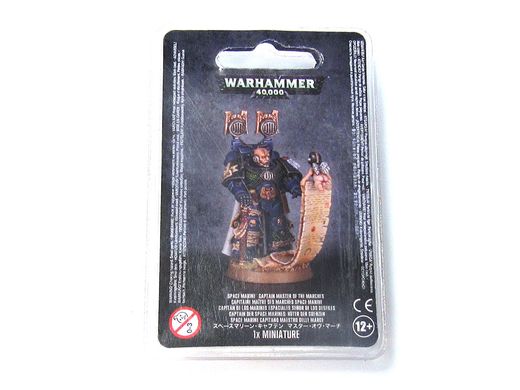 Space Marine Captain: Master of the Marches, миниатюра Warhammer 40k (Games Workshop 48-65), сборная смоляная