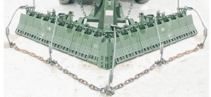 Chain and spring Hanger for M1132 Stryker ESV Mine Plow 1:35