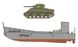 1/76 Десантное судно LCM Mk.III + танк Sherman (Airfix 03301) ДВЕ сборные модели