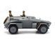 1/35 Sd.Kfz.247 Ausf.B немецкий командирский бронеавтомобиль с фигурами, готовая модель авторской работы
