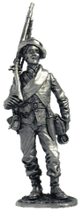 54 мм Солдат армии южан. США, 1861-65 гг., оловянная миниатюра (EK Castings Misc75)