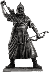 54 мм Восточный лучник. Рим, конец 1го-нач. 2 века, оловянная миниатюра (EK Castings A234)
