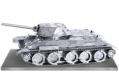 T-34 Tank, сборная металлическая модель танка Т-34 (Metal Earth MMS201)