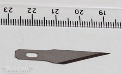 Лезвие для модельного ножа с узким хвостовиком 6 мм