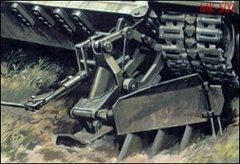 1/35 Минный навесной трал для танков Т-55, Т-64, Т-80, Т-84 (Скиф MK-502), сборный пластиковый