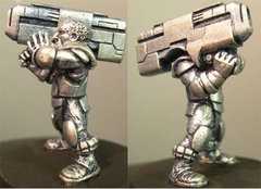 HassleFree Miniatures - Gustav, male with railgun/Gauss gun - HF-HFG024