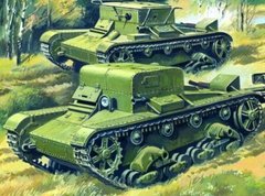 1/72 Т-26-ТН разведывательный танк/Т-26-Т транспортер (UM Military Technics UMMT 404), сборная модель