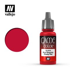 Красный кровавый, 17 мл (Vallejo Game Color 72010 Bloody Red) акриловая краска