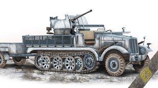 1/72 Бронетранспортер Sd.Kfz.6/2 із 3.7-см гарматою Flak-36 (ACE 72573), збірна модель