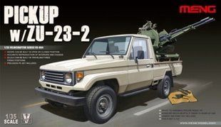 1/35 Автомобиль Toyota Land Cruiser с ЗУ-23-2 (Meng Model VS-004) сборная модель