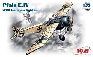 1/72 Pfalz E.IV німецький винищувач Першої світової (ICM 72121), збірна модель