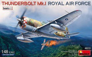 1/48 Винищувач Thunderbolt Mk.I Королівських ВПС, серія Basic Kit (Miniart 48033), збірна модель