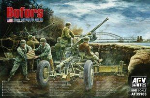 1/35 Bofors 40-мм зенитная пушка (AFV Club AF35163) сборная модель