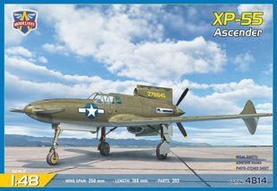 1/48&nbsp;XP-55 Ascender прототип винищувача (Modelsvit 4814), збірна модель