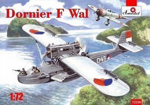 1/72 Dornier Do J/F Wal летающая лодка (Amodel 72339) сборная масштабная модель