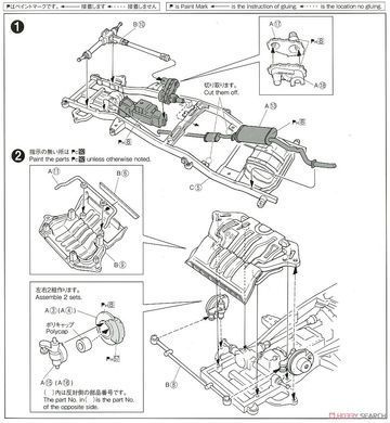 1/24 Автомобиль Mitsubishi V24WG Pajero Metal Top Wide XR-II '91, в комплекте кастомные детали и колеса (Aoshima 056974), сборная модель