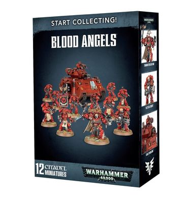 Start Collecting! Blood Angels (Games Workshop 70-41), 11 фигур + танк