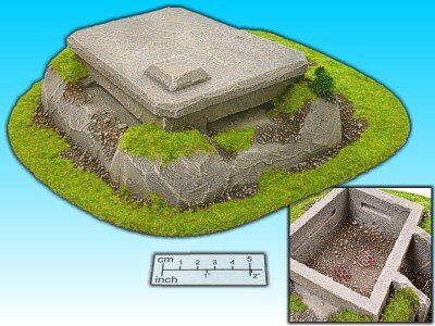 Large Bunker, 25-30 мм (1:72)