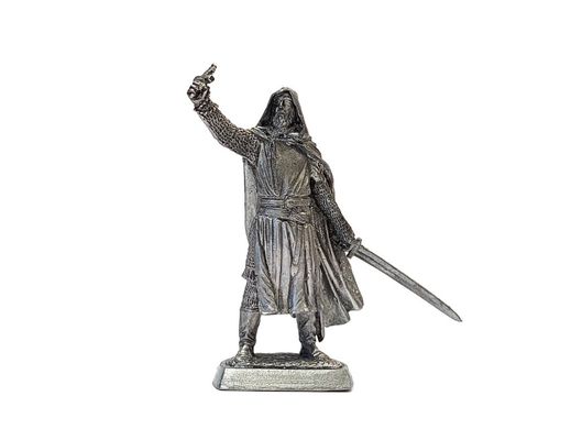 54мм Рыцарь ордена тамплиеров, коллекционная оловянная миниатюра