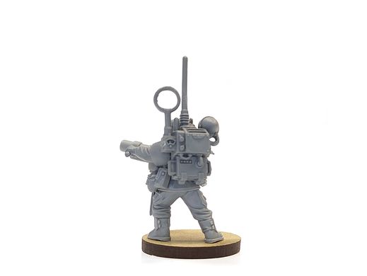 Cadian Shock Trooper with Grenade Launcher and Comm-Link, мініатюра Warhammer 40.000, пластикова (Games Workshop)