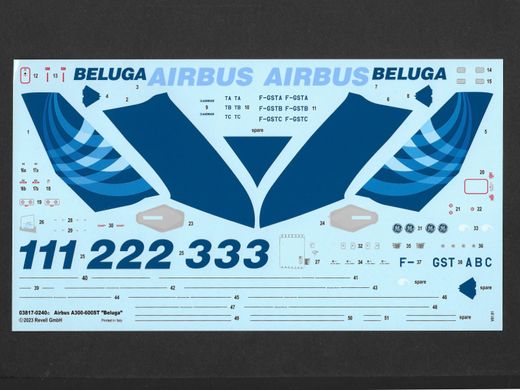 1/144 Airbus A300-600 ST “Beluga” транспортный самолет (Revell 03817), сборная модель