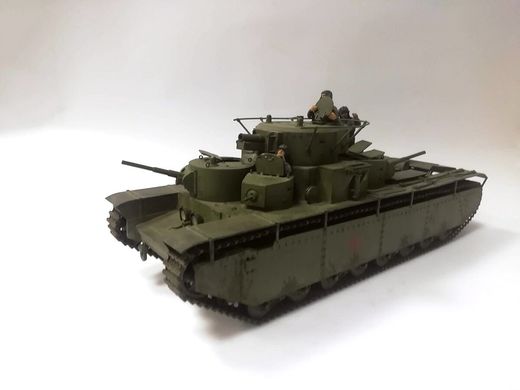 1/35 Тяжелый танк Т-35, готовая модель (авторская работа)