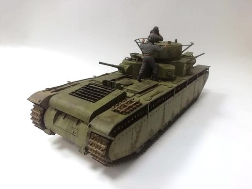 1/35 Тяжелый танк Т-35, готовая модель (авторская работа)