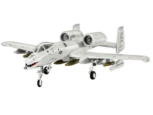 1/144 Fairchild A-10 Thunderbolt II + клей + краска + кисточка (Revell 64054)