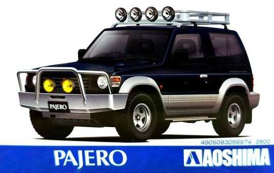 1/24 Автомобиль Mitsubishi V24WG Pajero Metal Top Wide XR-II '91