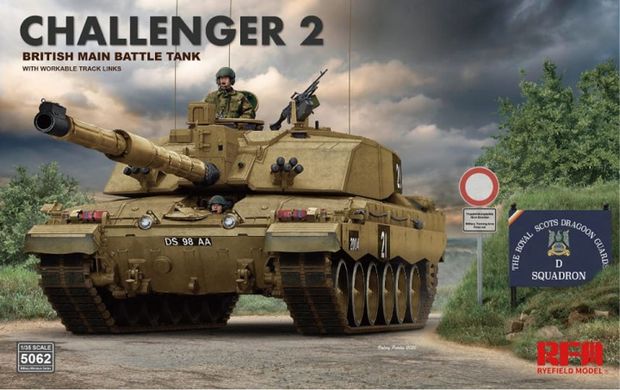 1/35 Challenger 2 британський основний бойовий танк (Rye Field Model RM-5062), збірна модель