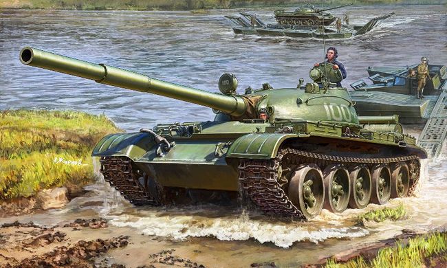 1/35 Т-62 советский основной боевой танк, сборная модель
