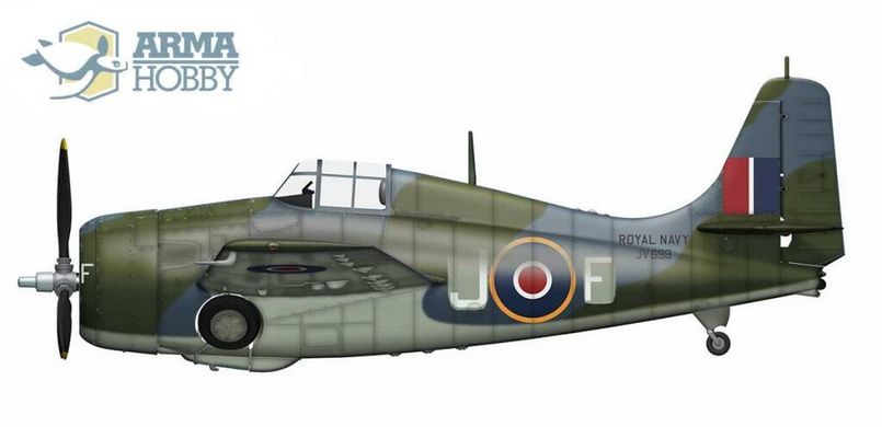 1/72 Wildcat Mk.VI британський літак (Arma Hobby 70032), збірна модель
