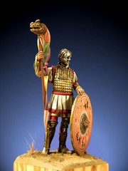 54 мм Roman Cavalryman (Draconarius) in Hippica Gymnasia dress 2th A.D.