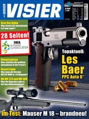 Журнал "Visier" 5/2018. Немецкий оружейный журнал (на немецком языке)