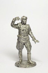 54 мм Командир еск. 178-го гврд. авіаполку капітан Кирило Євстігнєєв, СРСР 1945 рік (EK Castings WWII-5), колекційна олов'яна мініатюра