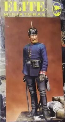 70 мм Foot Guard Hauptmann, Prussian Army (Elite Miniaturas 70-15) колекційна мініатюра, збірна олов'яна