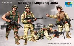 1/35 US Marine Corps Iraq 2003, 4 фигуры (Trumpeter 00407)