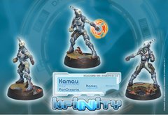 Kamau Hacker, миниатюра Infinity (Corvus Belli 280224-0135), сборная металлическая