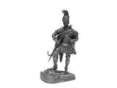 54мм Ганнибал - карфагенский генерал, вторая Пуническая война 218-201 гг. до н. э., коллекционная оловянная миниатюра