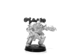 Чумний космодесантник Хаоса з болтером та силовим кулаком, мініатюра Warhammer 40k (Games Workshop), металева з пластиковими деталями