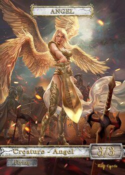 Angel #11 V1 Token Magic: the Gathering (Токен) GnD Cards