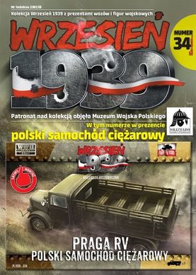 1/72 Praga RV польский грузовик + журнал (First To Fight 034) сборка без клея