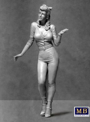 1/24 Короткая остановка. Набор №1. Серия PIN-UP (Master Box 24015) 75 мм