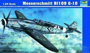 1/24 Messerschmitt Bf-109G-10 германский истребитель (Trumpeter 02409) сборная модель