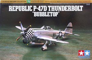 1/72&nbsp;P-47D Thunderbolt американський винищувач (Tamiya 60770), збірна модель