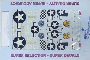 1/48 Декаль для P-47D Thunderbolt, 2 варианта: 350 FG/346 FS Lt. Raymond L. Knight "Oh Johnnie", 56 FG/63 FS Capt. Russ Westfall "Anamosa II" (Super Scale Decals 48-547)