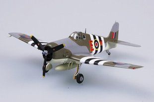 1/72 Grumman F6F-5 Hellcat RAF 800th squadron, готовая модель (EasyModel 37200)