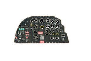 1/48 Приборная панель для A-20C Boston/Havoc II (Yahu Models YMA4864), металл