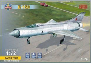 1/72 Мікоян-Гурєвіч Е-150 радянський експериментальний винищувач-перехоплювач (ModelSvit 72015), збірна модель